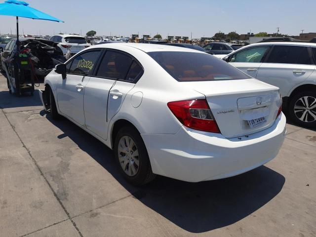 Photo 3 from auction – 2012 HONDA CIVIC LX with VIN 2HGFB2F53CH567730
