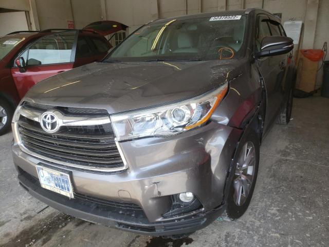 Photo 9 from auction – 2014 TOYOTA HIGHLANDER with VIN 5TDKKRFH2ES029198