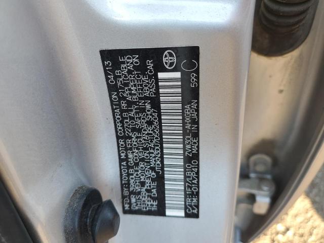 Photo 10 from auction – 2013 TOYOTA PRIUS with VIN JTDKN3DU7D5626047