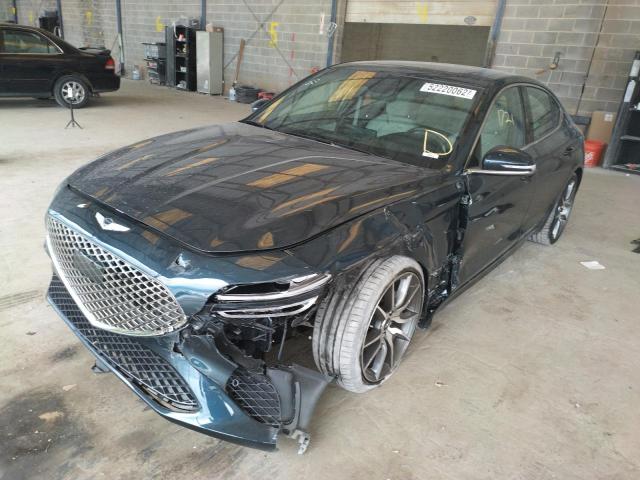 Photo 2 from auction – 2022 GENESIS G70 BASE with VIN KMTG34TA6NU102728
