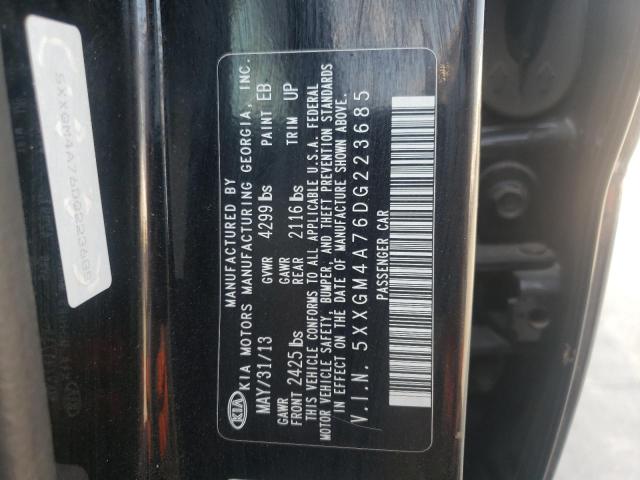 Photo 10 from auction – 2013 KIA OPTIMA LX with VIN 5XXGM4A76DG223685