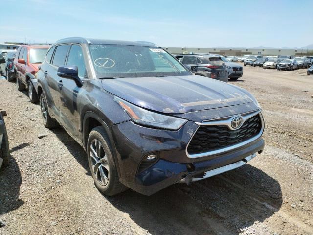 TOYOTA HIGHLANDER 2020 with VIN 5TDGZRAH3LS505304 - Photo from auction