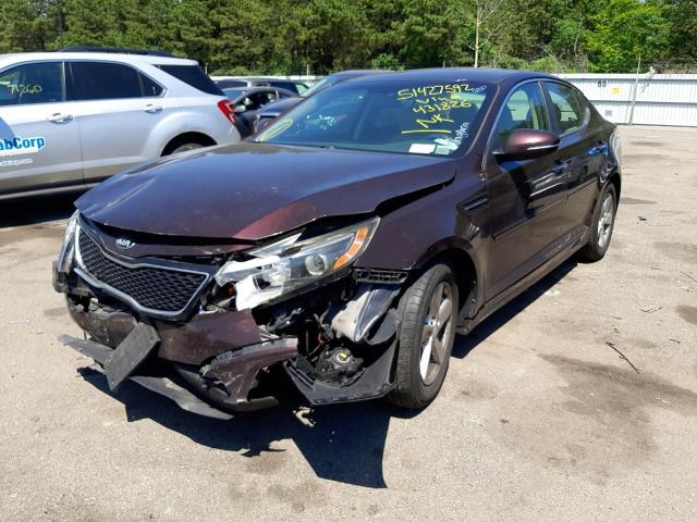 Photo 2 from auction – 2015 KIA OPTIMA LX with VIN 5XXGM4A74FG431826
