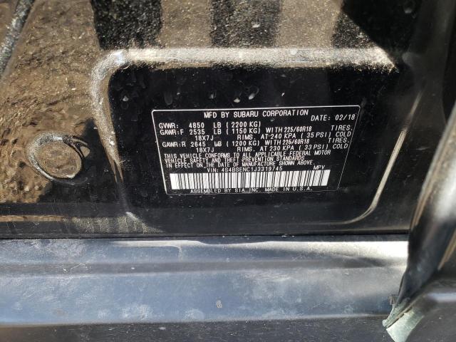 Photo 10 from auction – 2018 SUBARU OUTBACK 3. with VIN 4S4BSENC1J3319745