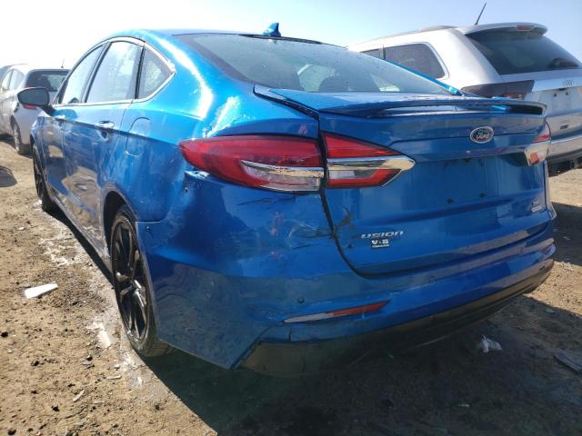 Photo 3 from auction – 2019 FORD FUSION SE with VIN 3FA6P0HD0KR152415