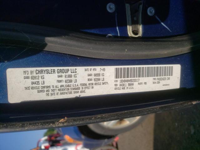 Photo 10 from auction – 2009 DODGE CALIBER SX with VIN 1B3HB48AX9D233117