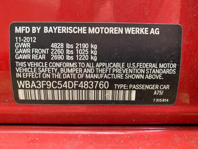 Photo 10 from auction – 2013 BMW ACTIVEHYBR with VIN WBA3F9C54DF483760