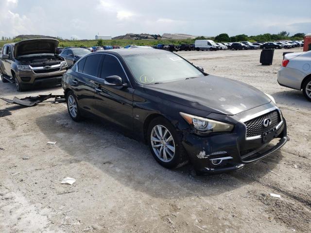 INFINITI Q50 BASE 2015 with VIN JN1BV7AR5FM401337 - Photo from auction