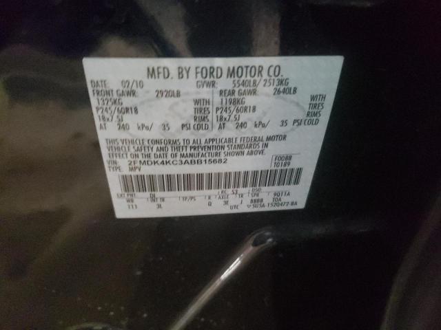 Photo 10 from auction – 2010 FORD EDGE LIMIT with VIN 2FMDK4KC3ABB15682