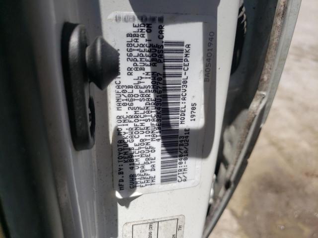 Photo 10 from auction – 2003 TOYOTA CAMRY LE with VIN 4T1BE32K43U167707
