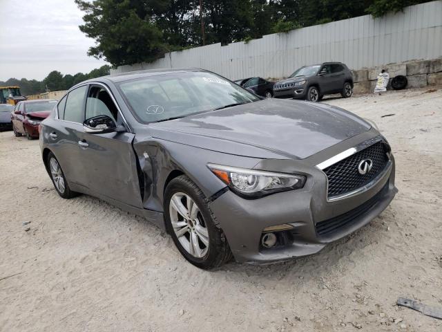 INFINITI Q50 BASE 2015 with VIN JN1BV7AR9FM414334 - Photo from auction