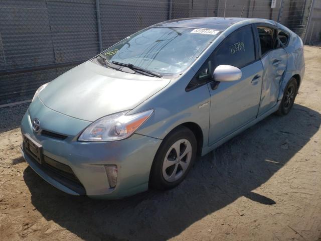 Photo 2 from auction – 2014 TOYOTA PRIUS with VIN JTDKN3DU5E1836994