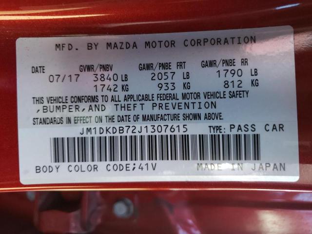 Photo 10 from auction – 2018 MAZDA CX-3 SPORT with VIN JM1DKDB72J1307615
