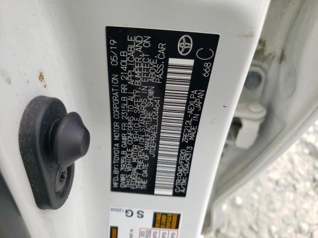 Photo 10 from auction – 2020 TOYOTA COROLLA LE with VIN JTDEPRAE5LJ044641