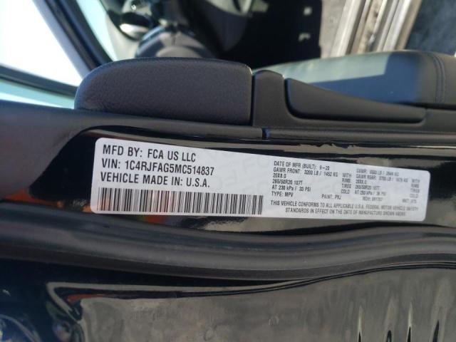 Photo 10 from auction – 2021 JEEP GRAND CHER with VIN 1C4RJFAG5MC514837
