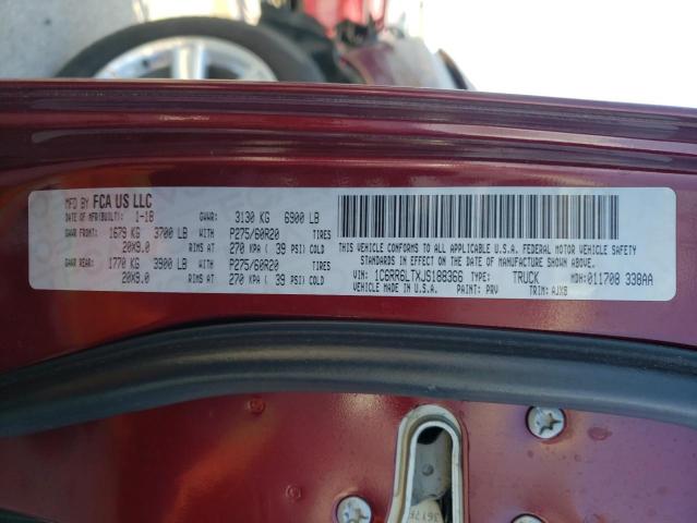 Photo 10 from auction – 2018 RAM 1500 SLT with VIN 1C6RR6LTXJS188366