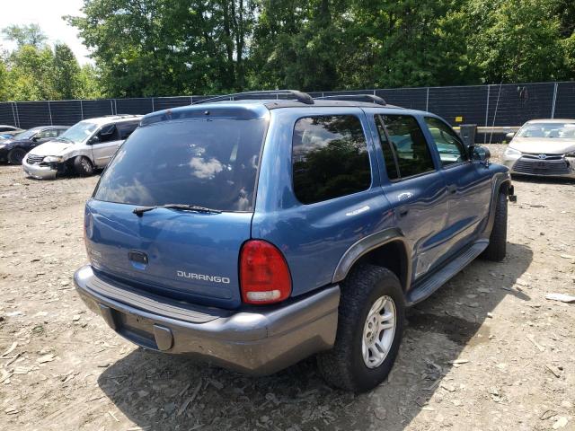 Photo 4 from auction – 2002 DODGE DURANGO SP with VIN 1B4HS38N22F179816