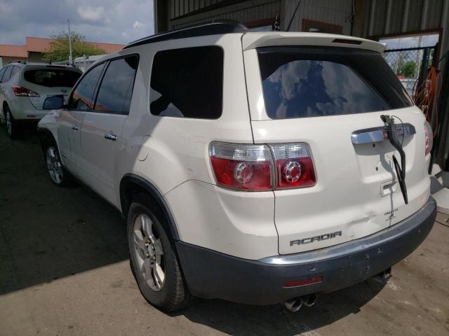 Photo 3 from auction – 2008 GMC ACADIA SLE with VIN 1GKER13758J252220