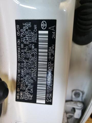 Photo 10 from auction – 2010 TOYOTA PRIUS with VIN JTDKN3DU6A5007208