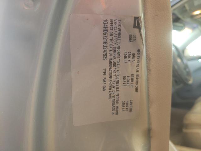 Photo 10 from auction – 2006 BUICK LUCERNE CX with VIN 1G4HD57216U247939