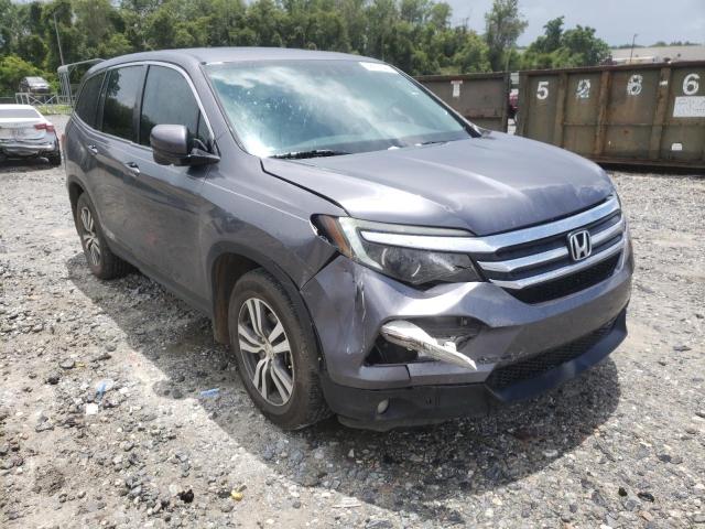 HONDA PILOT EXLN 2016 with VIN 5FNYF5H74GB038665 - Photo from auction