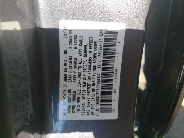 Photo 10 from auction – 2014 HONDA ACCORD EX with VIN 1HGCR2F76EA168053
