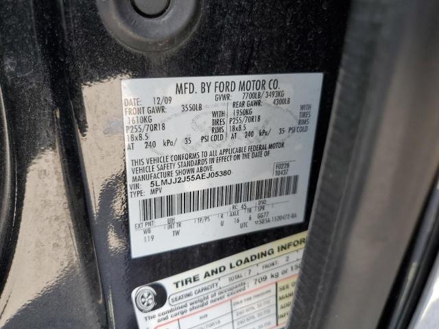 Photo 10 from auction – 2010 LINCOLN NAVIGATOR with VIN 5LMJJ2J55AEJ05380