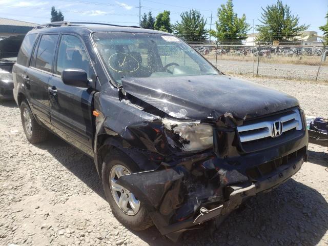 HONDA PILOT LX 2007 with VIN 5FNYF18187B007259 - Photo from auction