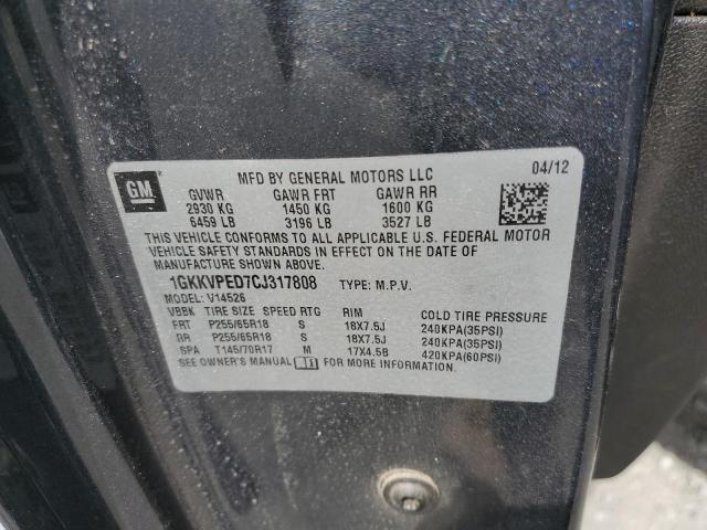 Photo 10 from auction – 2012 GMC ACADIA SLE with VIN 1GKKVPED7CJ317808