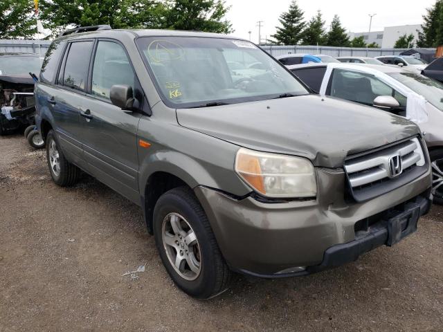 HONDA PILOT EXL 2008 with VIN 5FNYF18528B013336 - Photo from auction