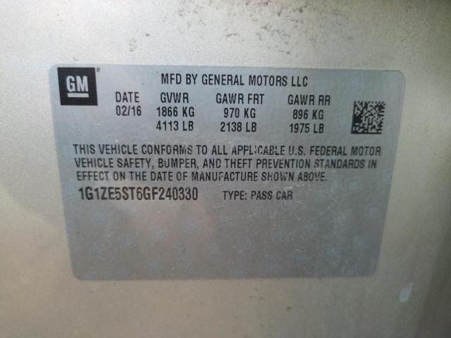 Photo 10 from auction – 2016 CHEVROLET MALIBU LT with VIN 1G1ZE5ST6GF240330