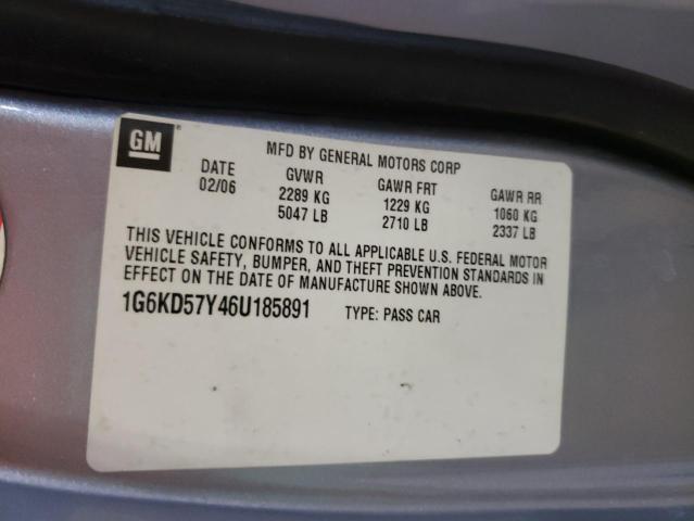 Photo 10 from auction – 2006 CADILLAC DTS with VIN 1G6KD57Y46U185891