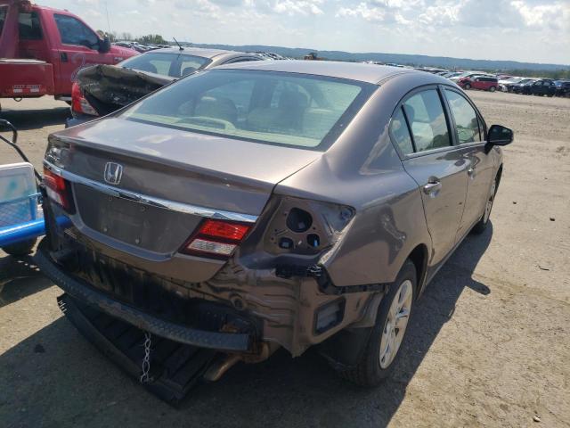 Photo 4 from auction – 2013 HONDA CIVIC LX with VIN 19XFB2F57DE294593