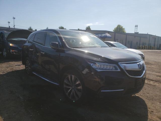 ACURA MDX TECHNO 2014 with VIN 5FRYD4H47EB015804 - Photo from auction