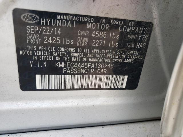 Photo 10 from auction – 2015 HYUNDAI SONATA HYB with VIN KMHEC4A45FA130246