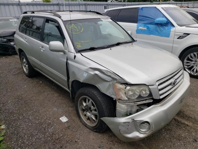 TOYOTA HIGHLANDER 2001 with VIN JTEHF21A210039397 - Photo from auction