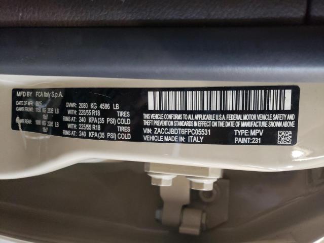 Photo 10 from auction – 2015 JEEP RENEGADE L with VIN ZACCJBDT6FPC05531