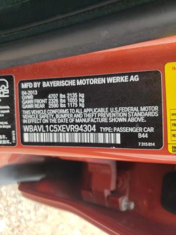 Photo 10 from auction – 2014 BMW X1 XDRIVE2 with VIN WBAVL1C5XEVR94304