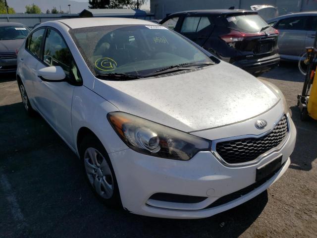 KIA FORTE LX 2014 with VIN KNAFK4A66E5075971 - Photo from auction