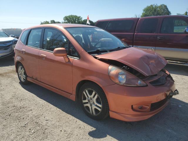 HONDA FIT S 2007 with VIN JHMGD38687S067066 - Photo from auction