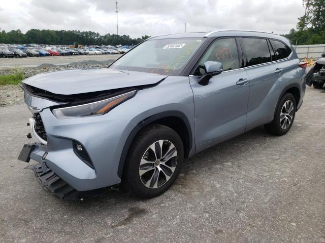 Photo 2 from auction – 2021 TOYOTA HIGHLANDER with VIN 5TDGZRAH9MS073156