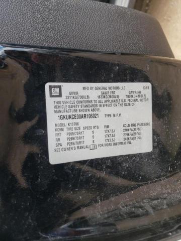 Photo 10 from auction – 2010 GMC YUKON SLT with VIN 1GKUKCE00AR106021
