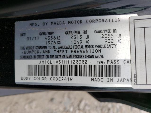 Photo 10 from auction – 2017 MAZDA 6 TOURING with VIN JM1GL1V51H1128382