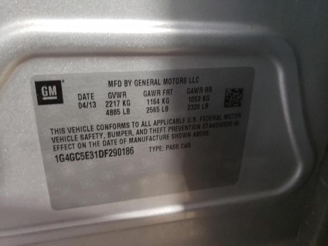 Photo 10 from auction – 2013 BUICK LACROSSE with VIN 1G4GC5E31DF290186