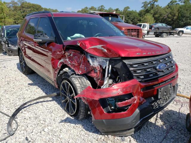 FORD EXPLORER X 2017 with VIN 1FM5K7D87HGD39992 - Photo from auction