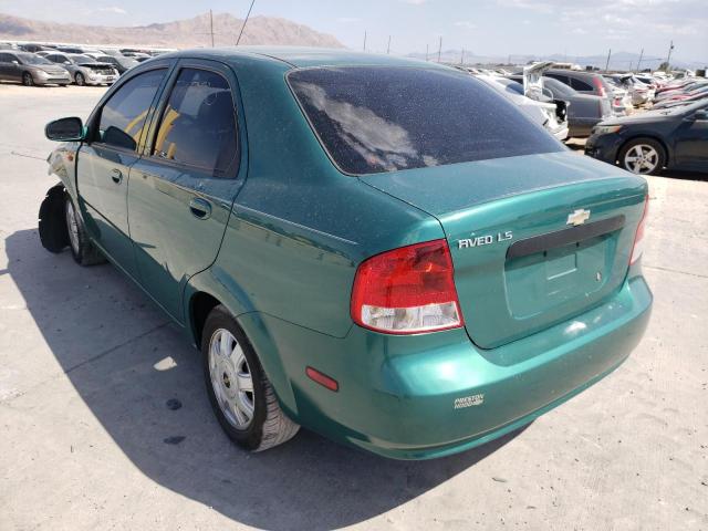 Photo 3 from auction – 2004 CHEVROLET AVEO LS with VIN KL1TJ52634B270768