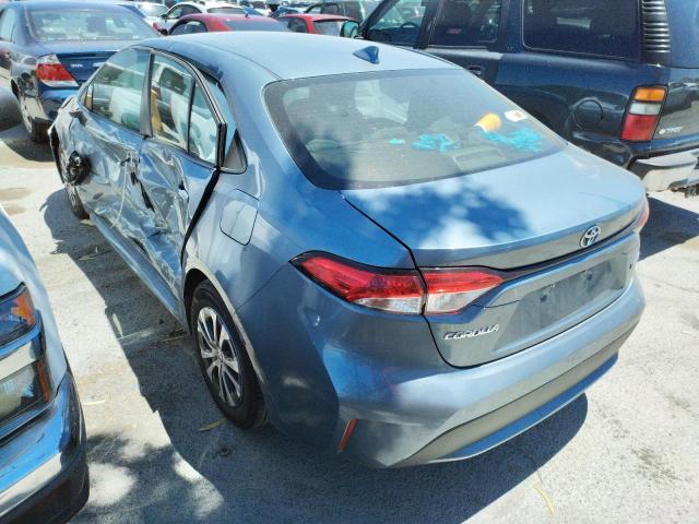 Photo 3 from auction – 2021 TOYOTA COROLLA LE with VIN JTDEAMDE4MJ027489