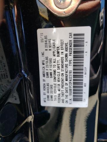 Photo 10 from auction – 2015 ACURA TLX with VIN 19UUB1F33FA023795