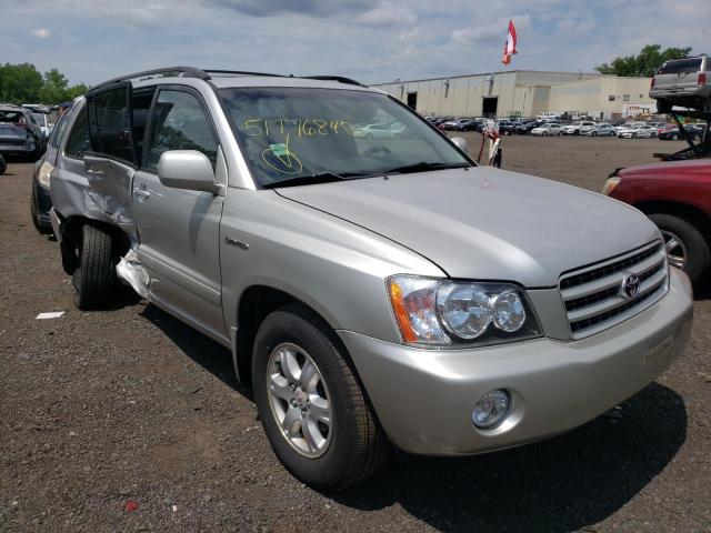 TOYOTA HIGHLANDER 2001 with VIN JTEGF21A110028161 - Photo from auction