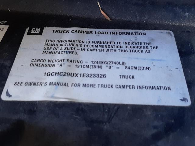 Photo 10 from auction – 2001 CHEVROLET SILVERADO with VIN 1GCHC29UX1E323326